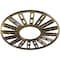 Ekena Millwork Hale Architectural Grade PVC Pierced Ceiling Medallion, Antiqued Brass, 32"OD x 11 5/8"ID x 1"P CMPP32HHABS - alternate 5